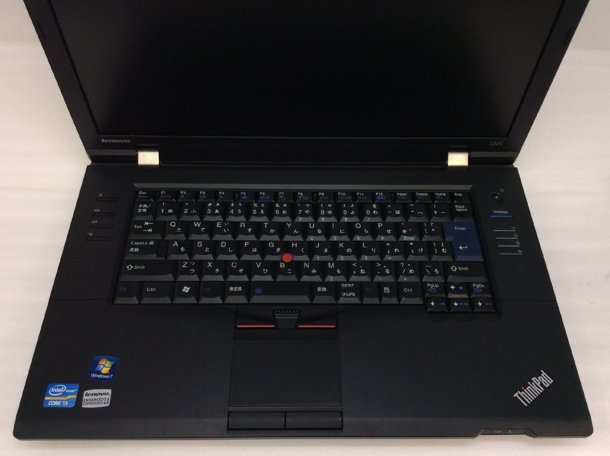 ジャンク/ LENOVO 5016B94 ThinkPad L520 Intel Core i3-2330M メモリ4.1GB ストレージ無し 【G11287】_画像4