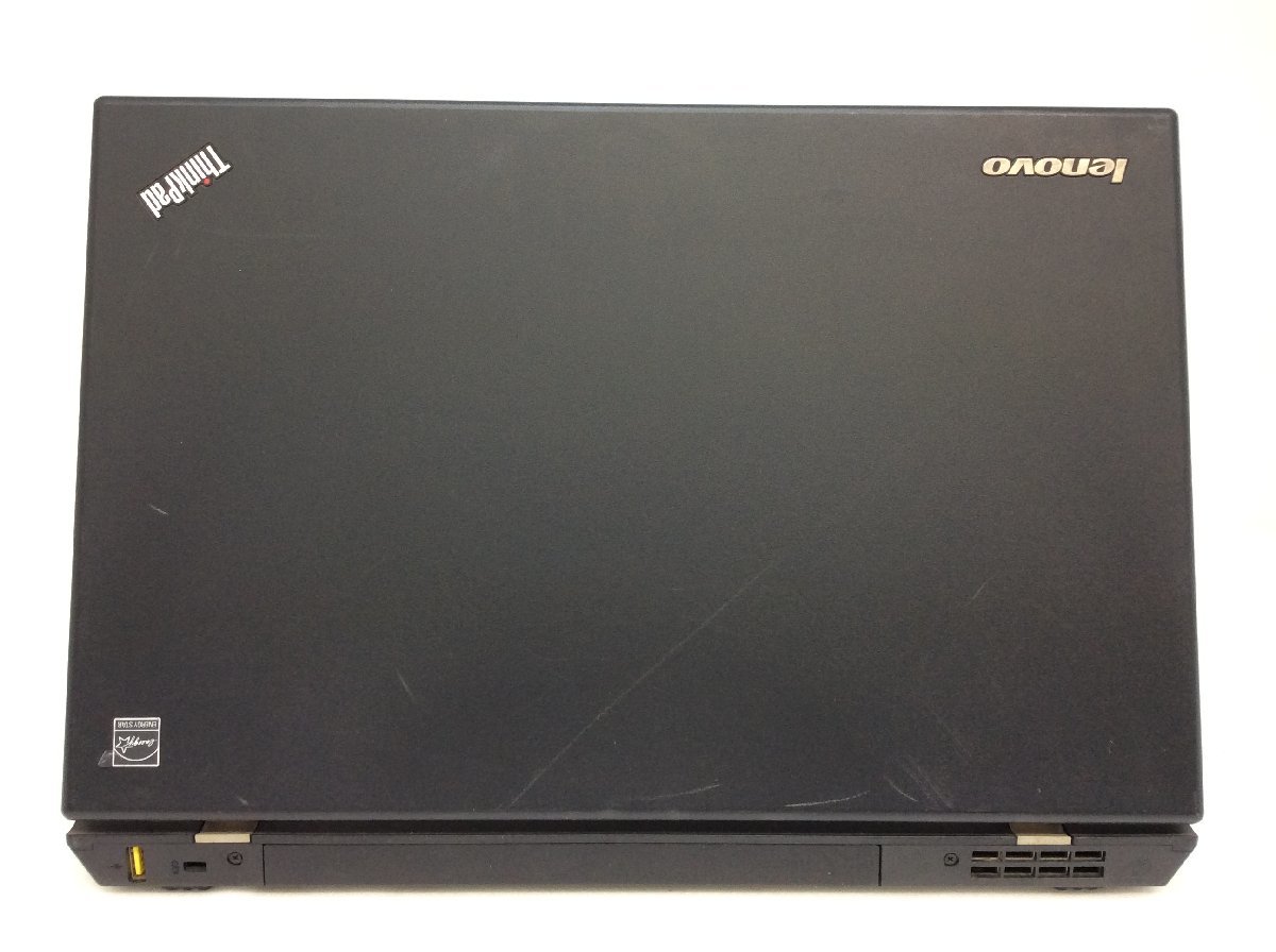 ジャンク/ LENOVO 5016B94 ThinkPad L520 Intel Core i3-2330M メモリ4.1GB ストレージ無し 【G11357】_天板に細かな傷があります