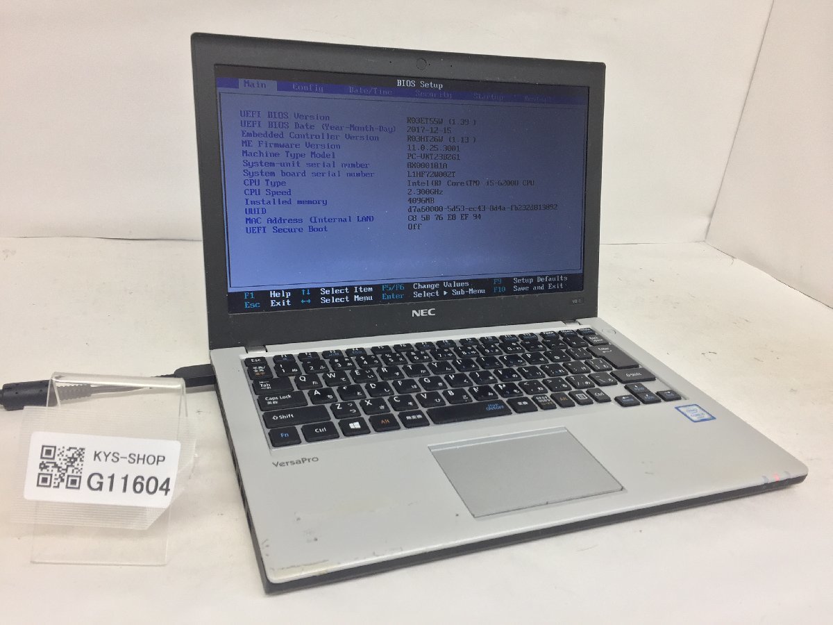 新製品情報も満載 Core Intel PC-VKT23BZG1 NEC ジャンク/ i5-6200U