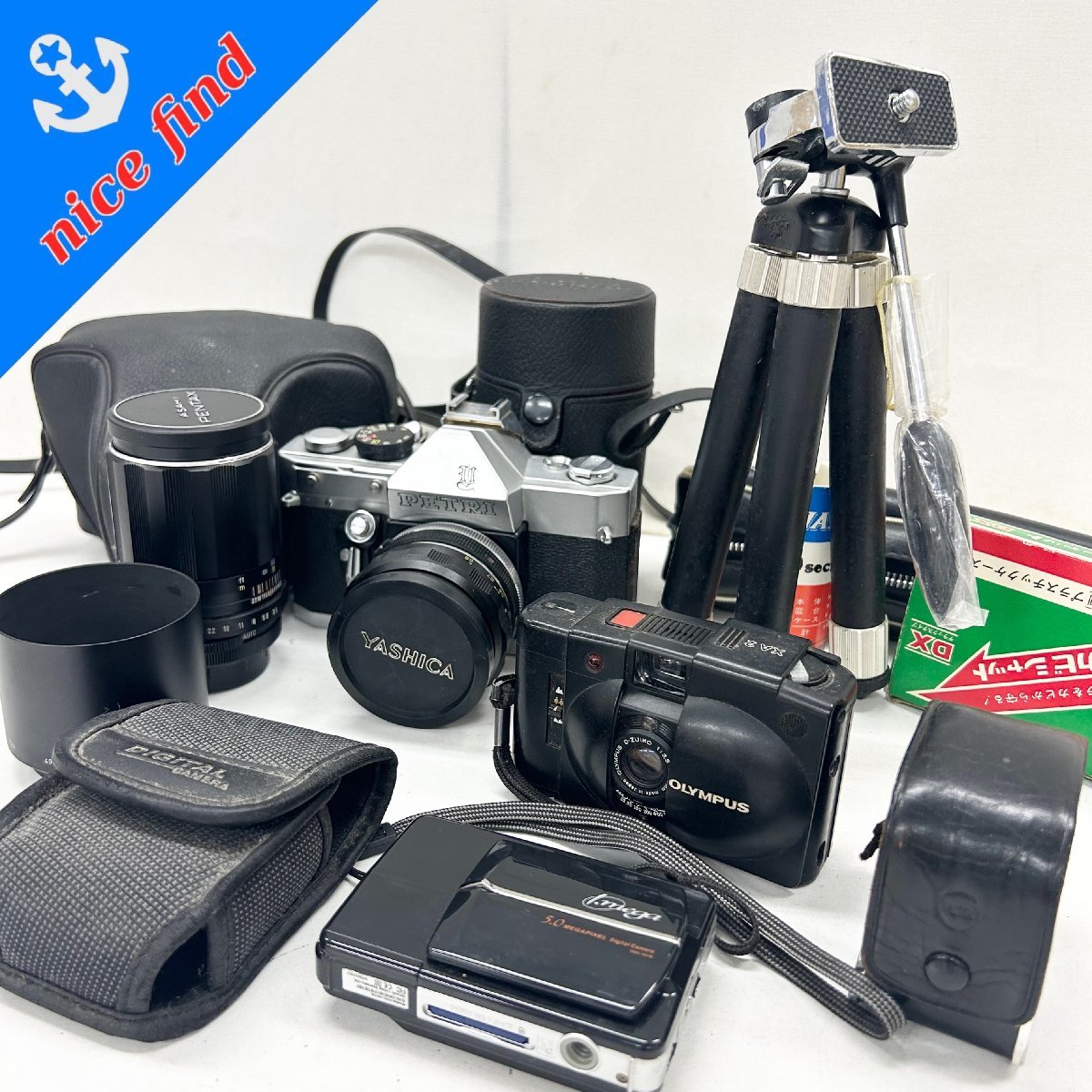 ヤフオク! - ◇カメラまとめ売り3点セット◇PETRI OLYMPUS