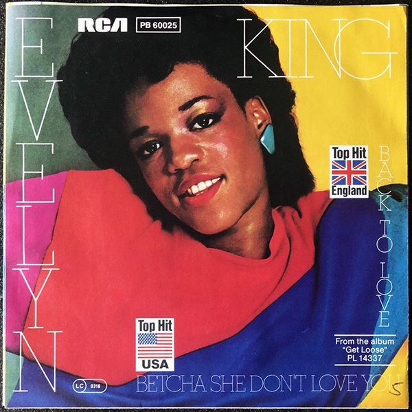 【Disco & Soul 7inch】Evelyn King / Back To Love + Betcha She Don't Love You_画像2