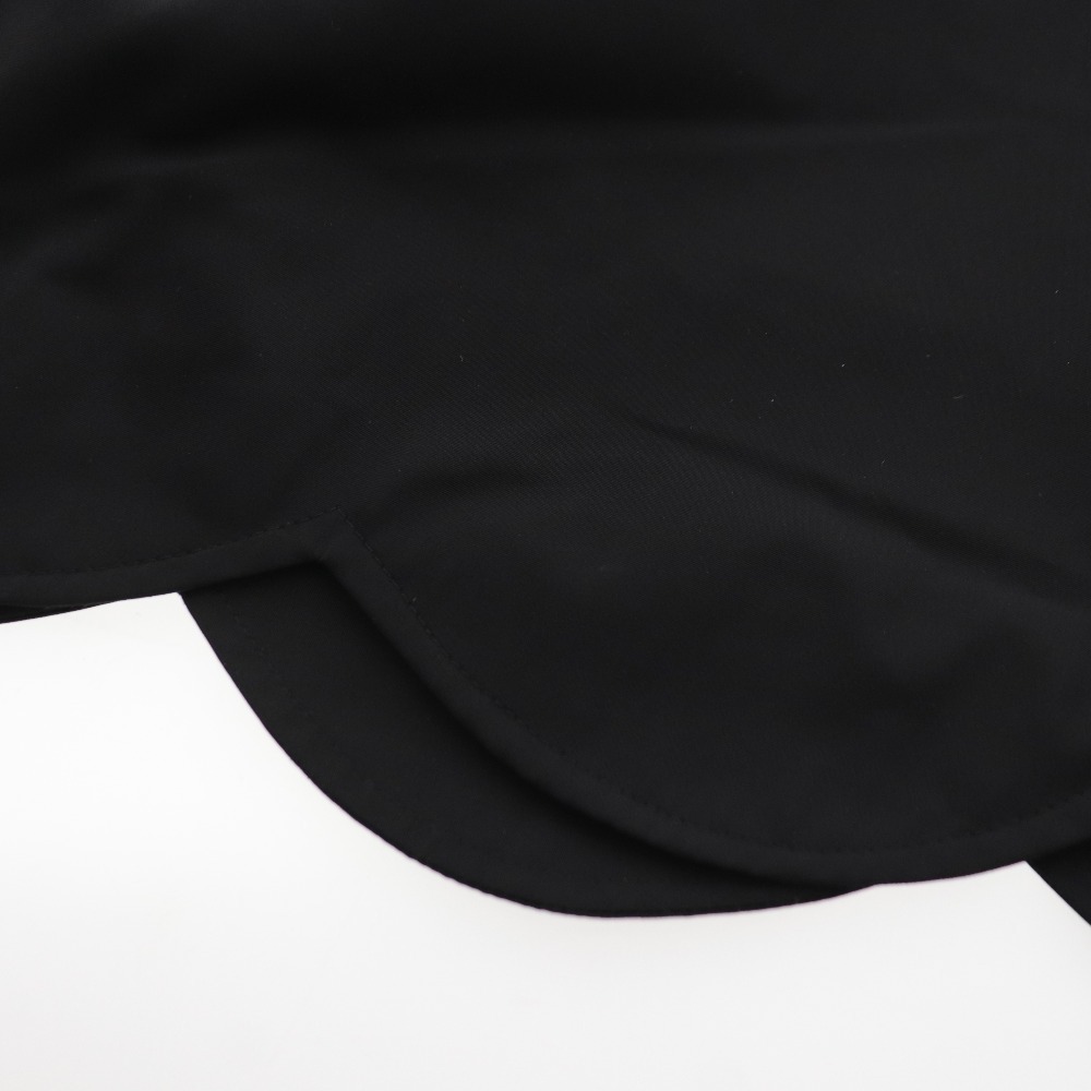 ■ エムズグレイシー スカート 裾フリル ボトムス レディース 40 ブラック_画像6