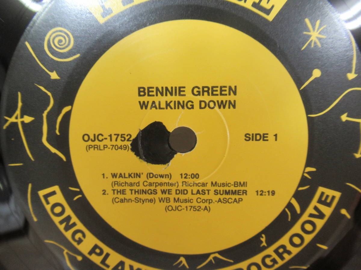 Q57◇【US盤/LP1枚】〈Bennie Green/ベニー・グリーン/Walking Down〉OJC-1752 ジャズ トロンボーン 230809の画像5