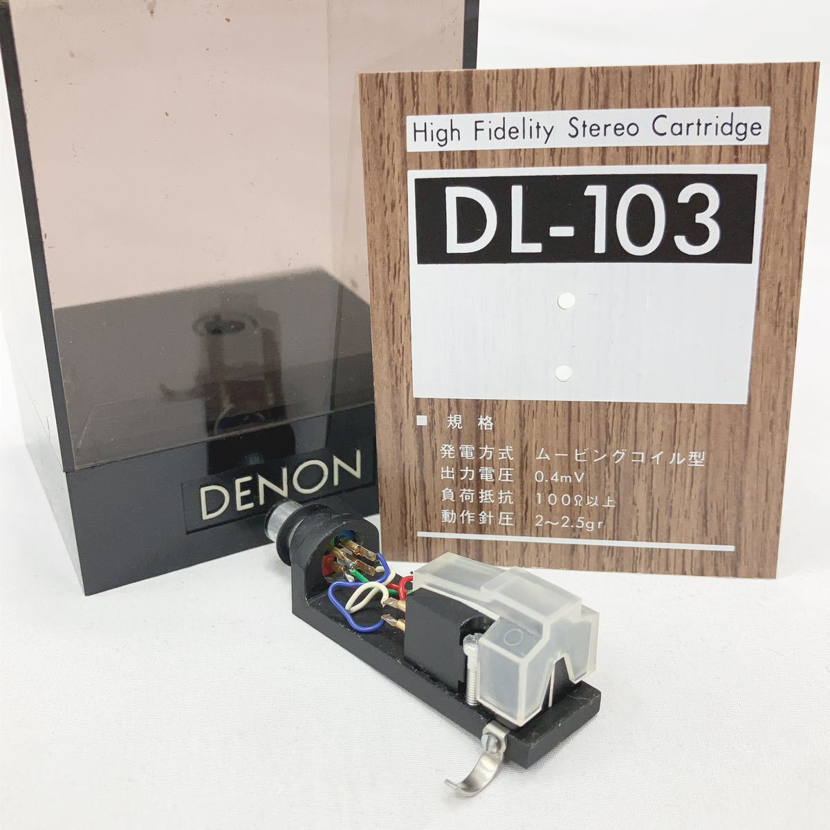 ヤフオク! - 動作品 DENON デノン MCカートリッジ DL-103...