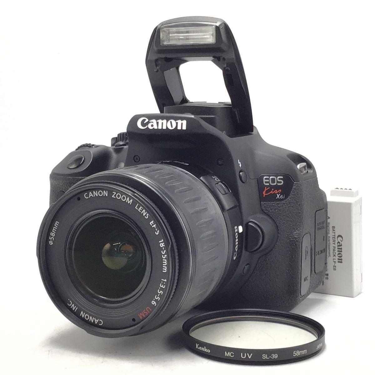 カメラCanon EOS Kiss X6i / EF-S 18-55mm F3.5-5.6 USM デジタル一眼