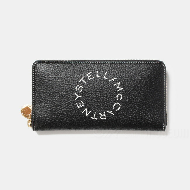 クーポンで5%OFF StellaMcCartney ステラマッカートニー レディース 長財布 ラウンドジップ BLACK 700251-WP0057