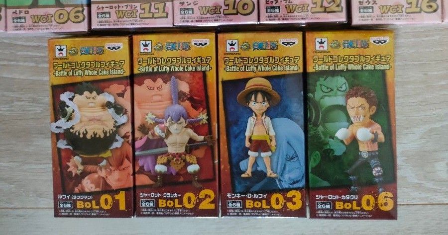 ワンピース　ワールドコレクタブル　フィギュア　ホールケーキアイランド　全18種　BATTLE OF LUFFY　ワーコレ　