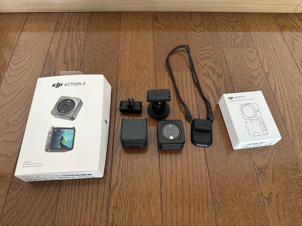 DJI Action 2 Dual-Screen Combo AC2DSCとAC2RCE 延長ロッド(リモコン