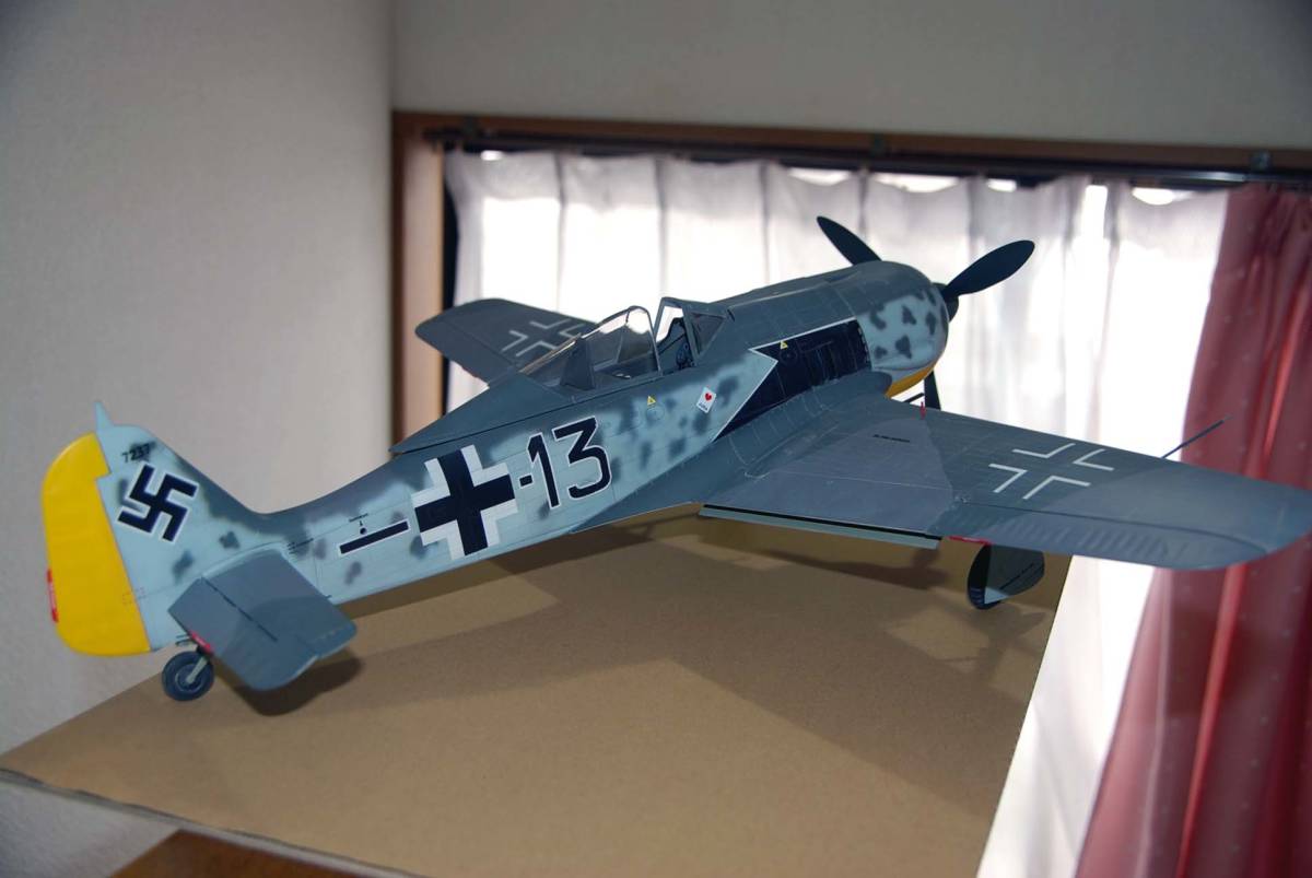 atsudra工房完成品】手渡しのみ 1/18 FW190A-5 プリラー少佐機☆ atsudra工房完成品】手渡しのみ 1/18 FW190A-5 プリラー少佐機☆