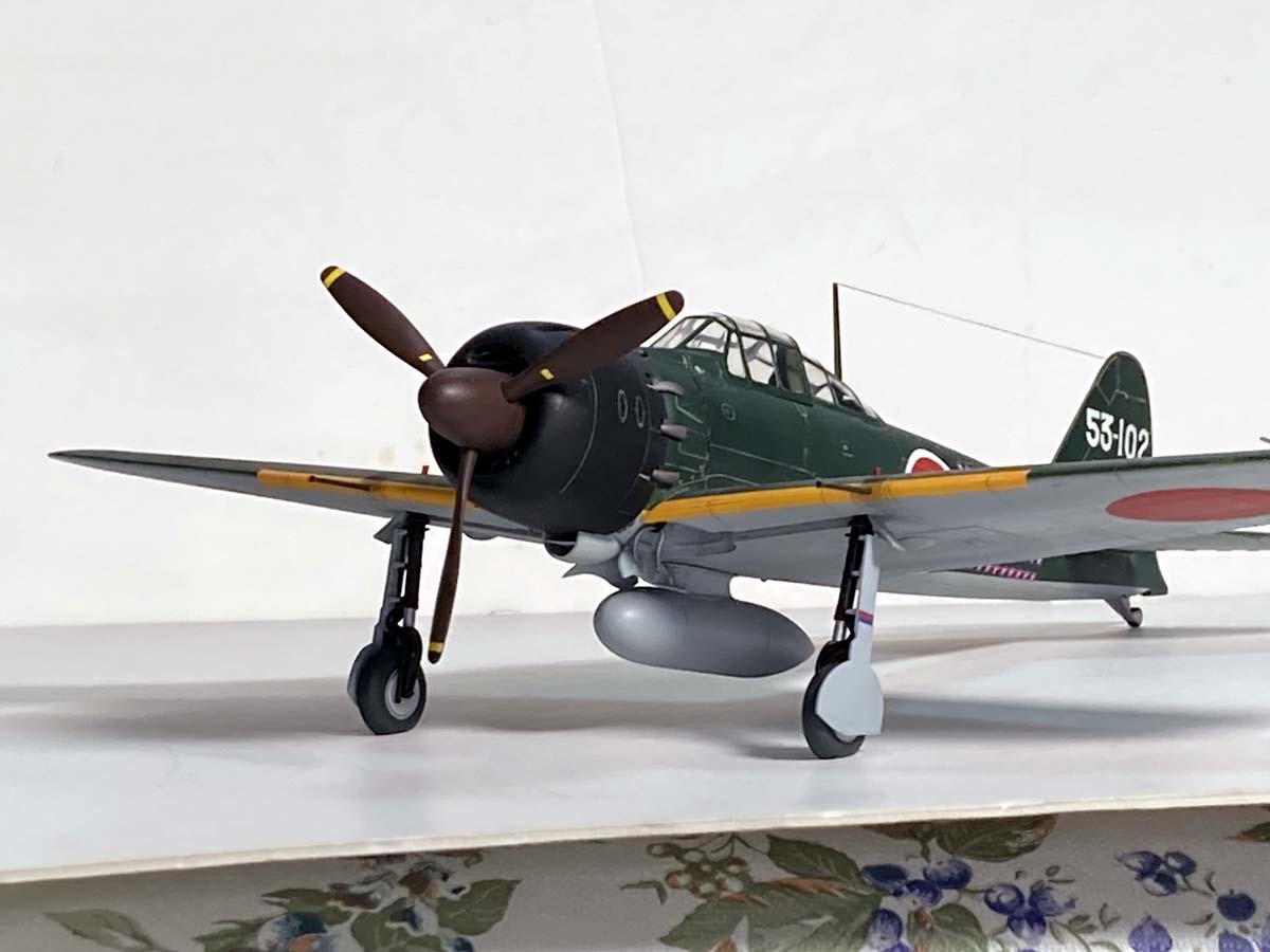 【atsudra工房完成品】1/32 零戦52型 第253海軍航空隊 岩本飛曹長 ラバウル 1944年1月