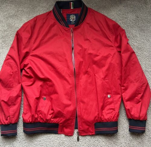 Ga.za.ba Milano Red Custom Made To Order Jacket Size M 海外 即決