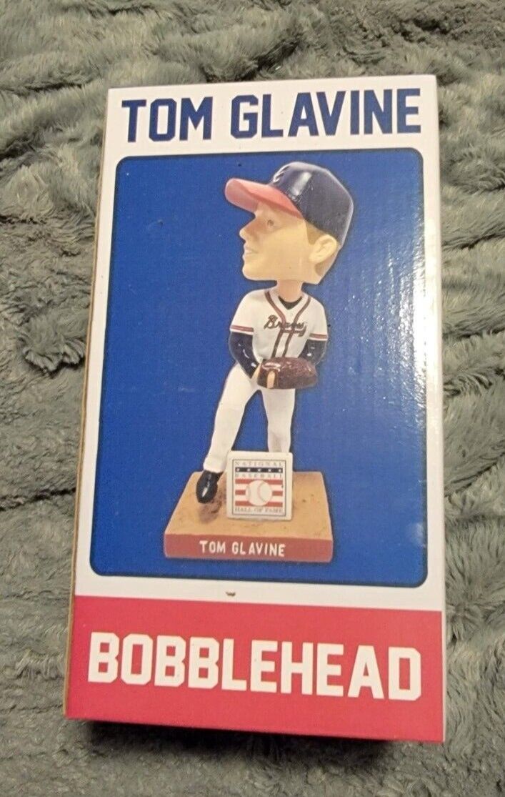 Hall of Fame Tom Glavine Atlanta Braves Bobblehead Statue New In Box 海外 即決