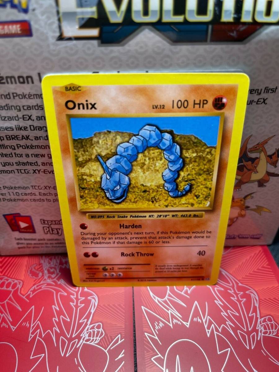 Pokemon - Onix (61/108) - XY Evolutions