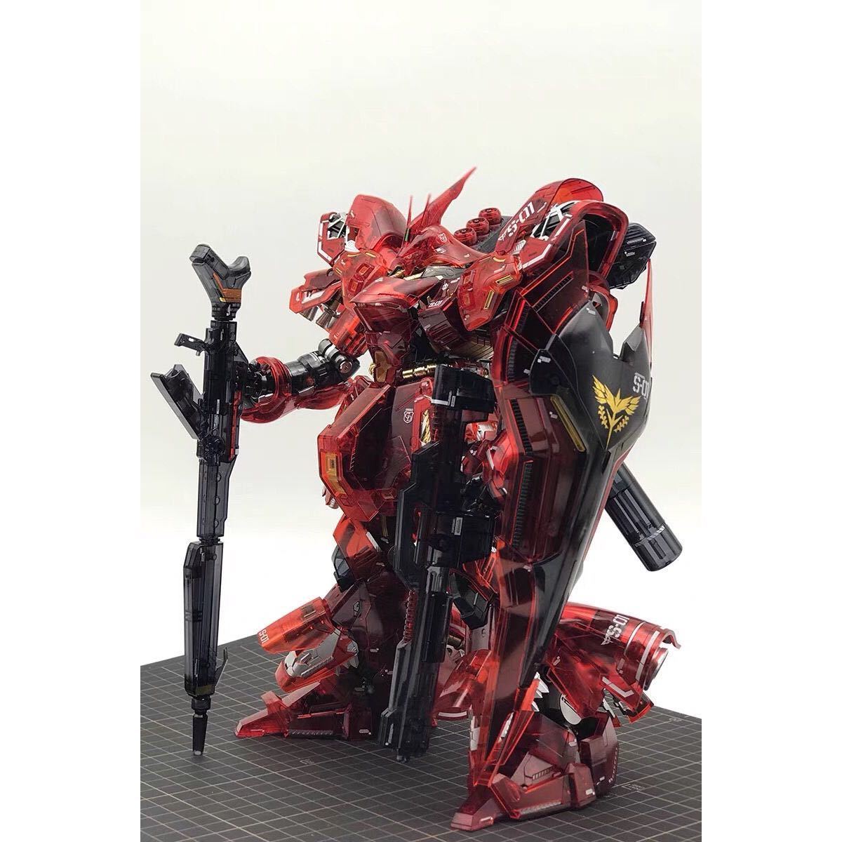 透明版 未組立プラモデル 新品 MODEL ☆ 1/100 DABAN 6631A サザビー 海外製MG ロボットヒーロー_画像1