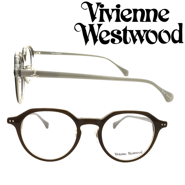 Vivienne Westwood メガネフレーム ヴィヴィアン ウエストウッド ブランド スモークササ 眼鏡 VW-40-0008-03_画像1