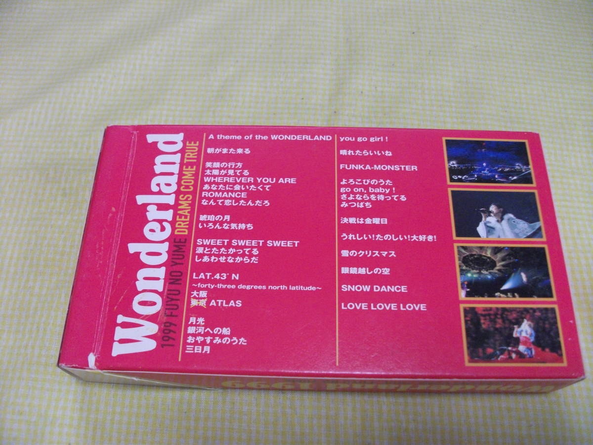 ■送料込■ VHSビデオ　DREAMS COME TRUE Wonderland 1999 冬の夢_画像3