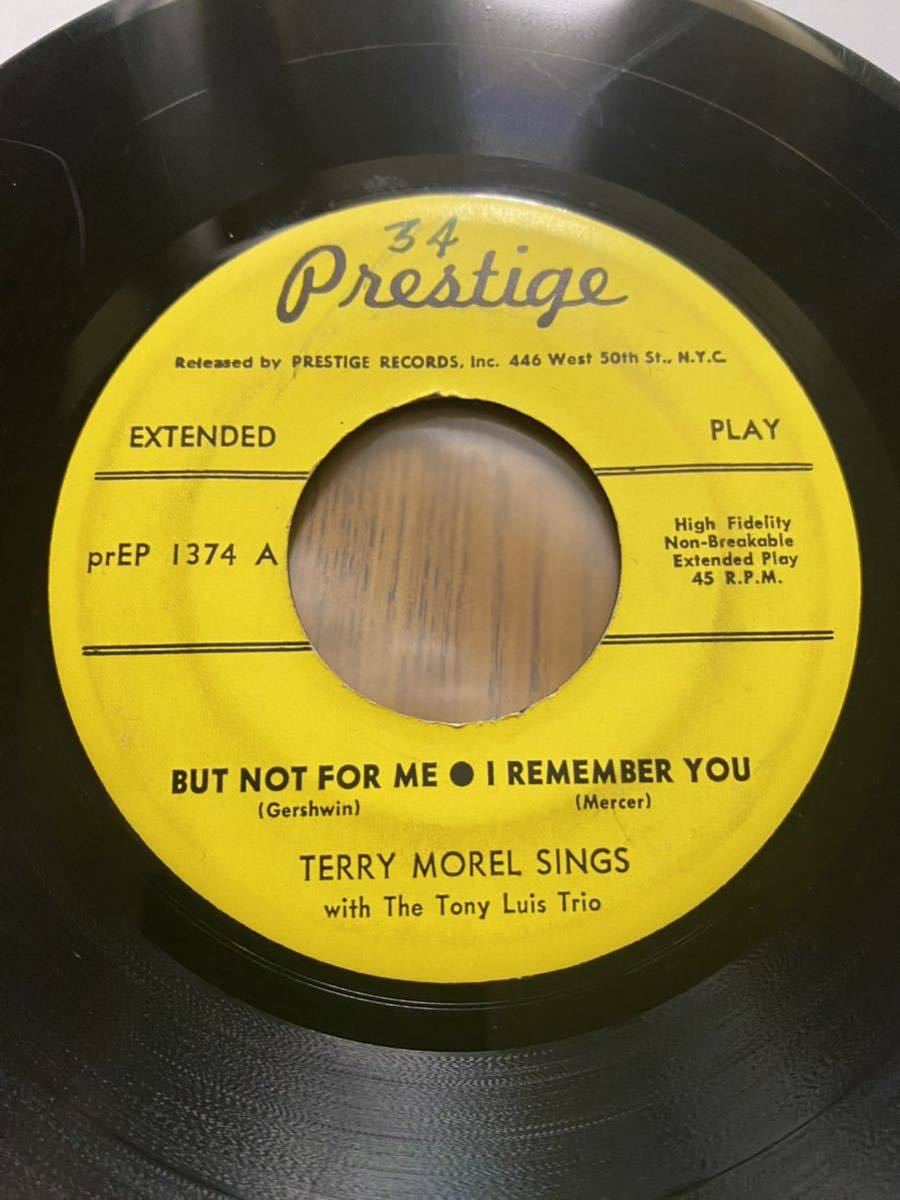 幻のピアノトリオとの初録音を収録したマニア垂涎のEP/‘55米Prestige原盤/ Terry Morel with Tony Luis Trio [Sings]/Jazz/Vocal/訳有特価_画像5