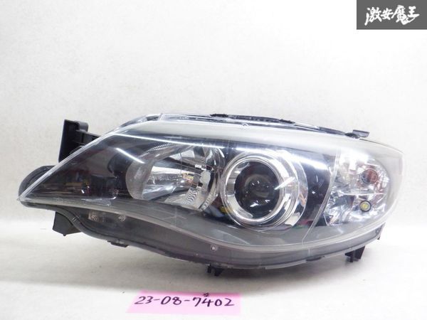 スバル純正 GVF GVB GRB インプレッサ C型 WRX STI HID ヘッドライト ヘッドランプ 左 左側 助手席側 ICHIKOH 1809 棚2K14_画像1