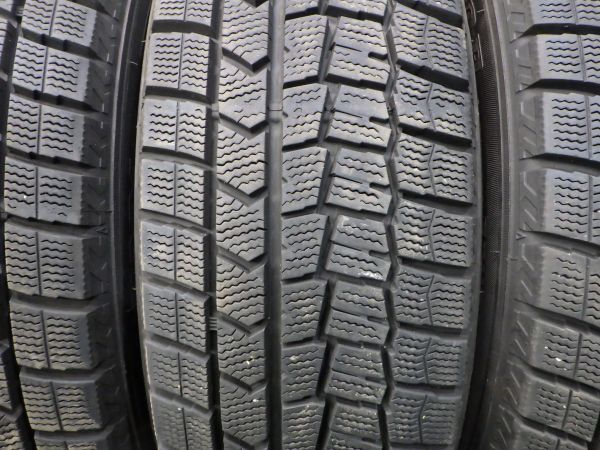 ダンロップ WINTER MAXX WM02 185/60R15 4本SET／2019年製9~9.5分山スタッドレスタイヤ／中古 特筆すべき損傷なし／本州四国九州4,000円_画像4