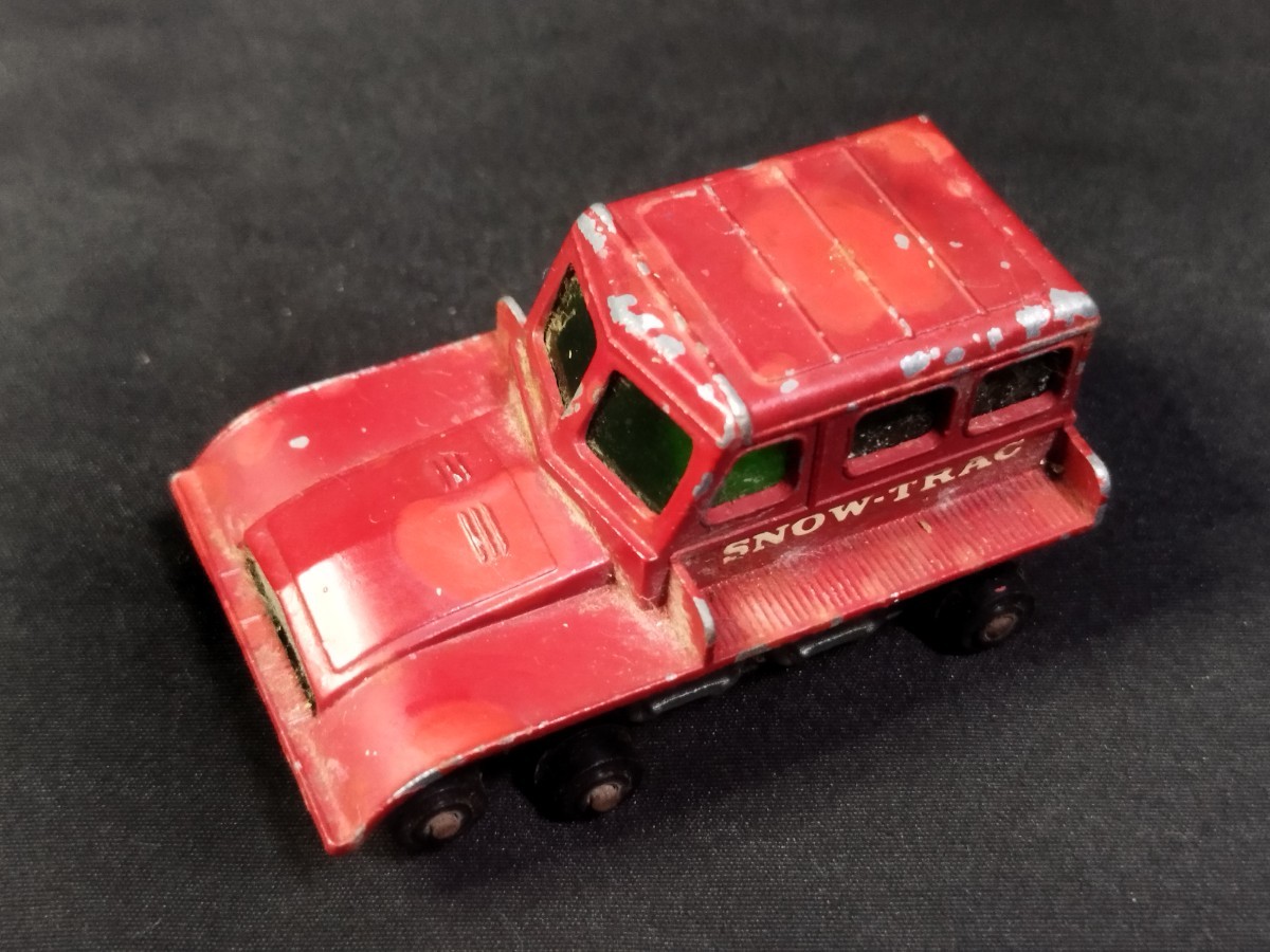 * out of print goods LESNEY SNOW-TRAC No.35 Britain 1960 period made present condition goods rez knee minicar snow truck Vintage Matchbox MATCHBOX