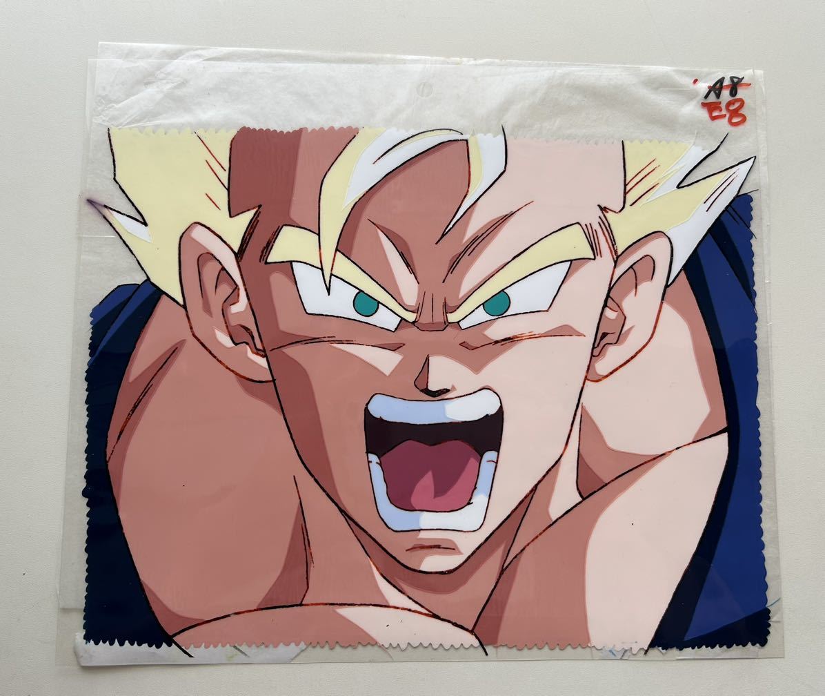 ドラゴンボールZ 孫悟空 スーパーサイヤ人 セル画 非売品-