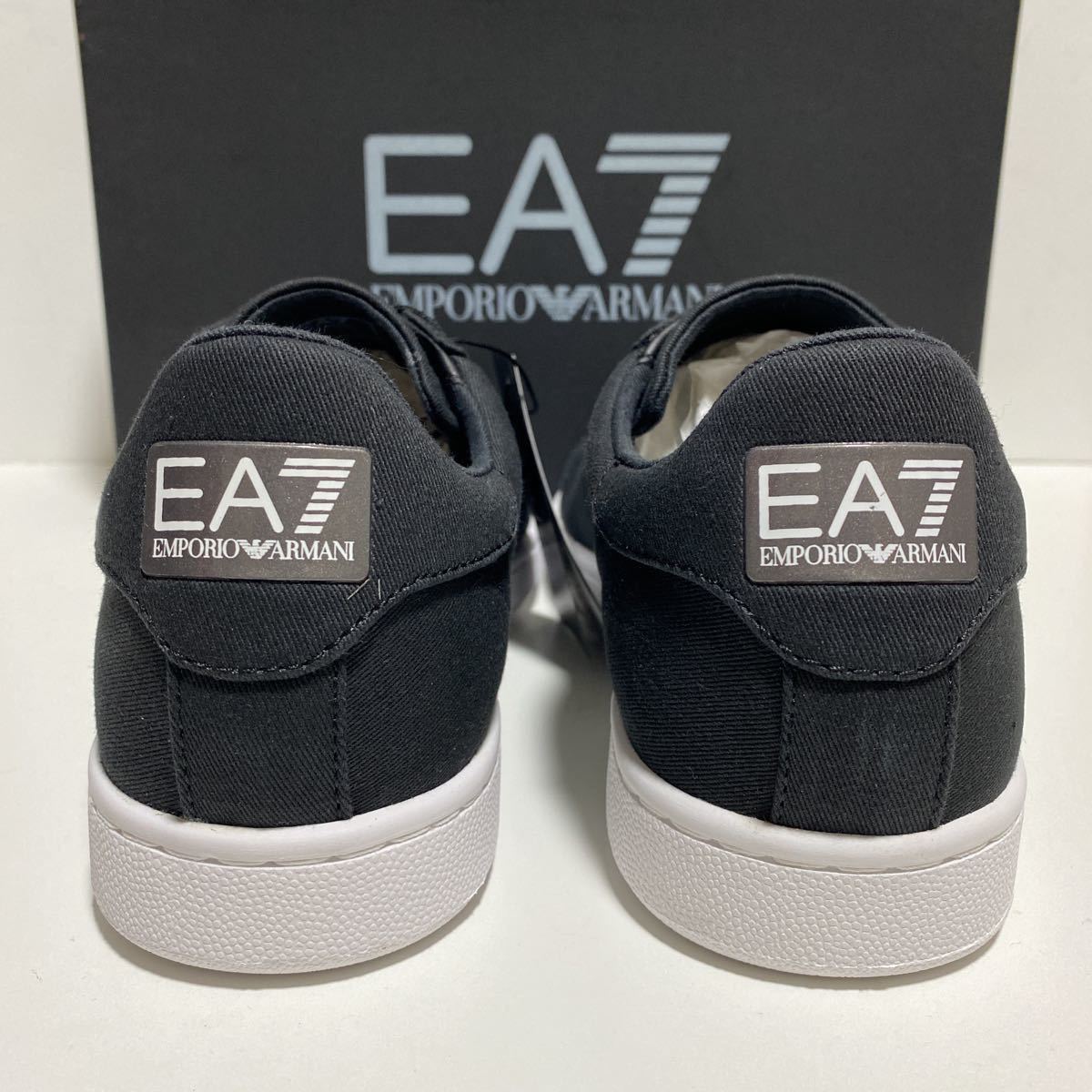 1円〜★新品★US9.5(約27.5㎝) ★EA7 EMPORIO ARMANI(エンポリオアルマーニ)/メンズ/レースアップシューズ/イーグルロゴ/ガンメタ_画像4