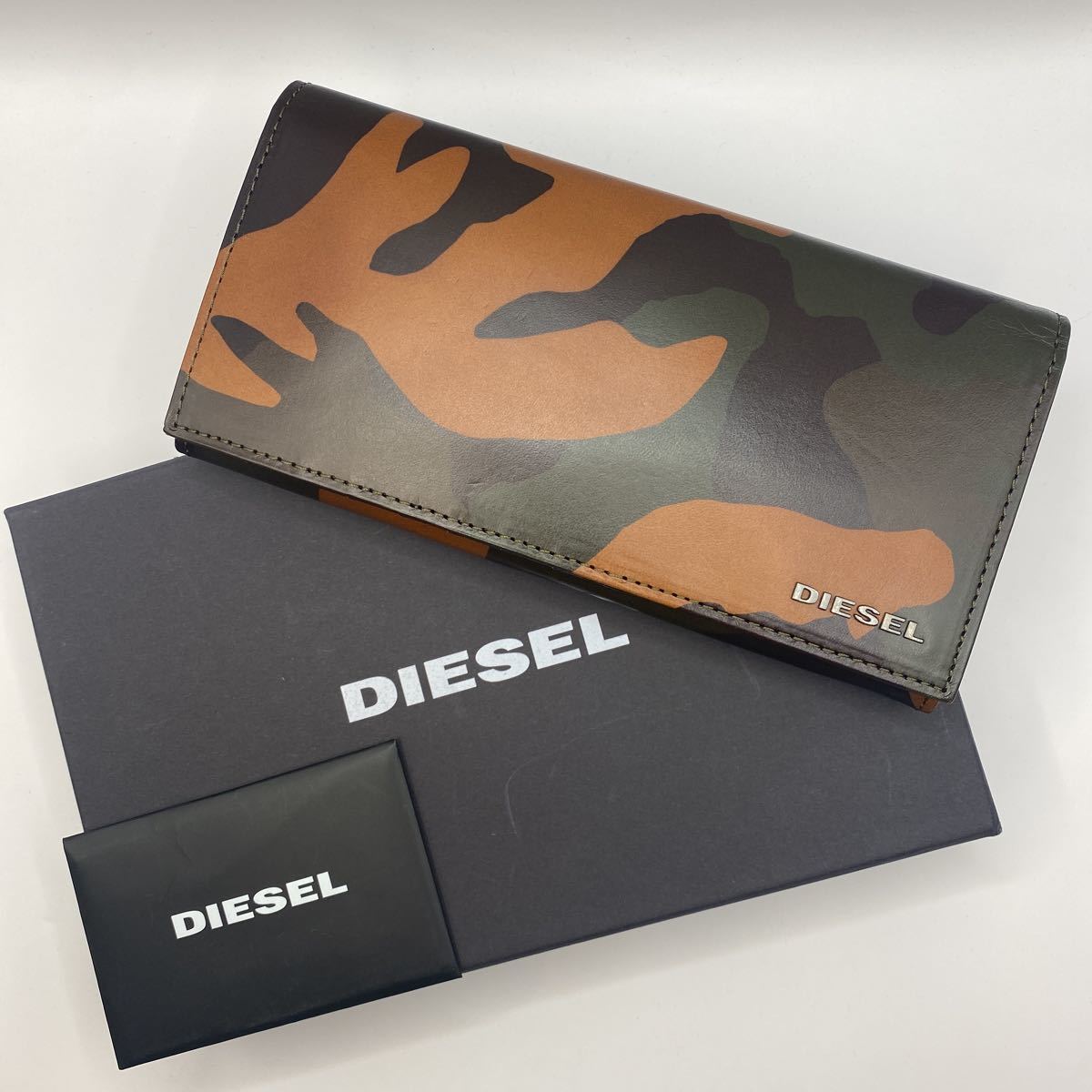 好きに ☆新品未使用☆DIESEL(ディーゼル)/牛革/長財布/ロング