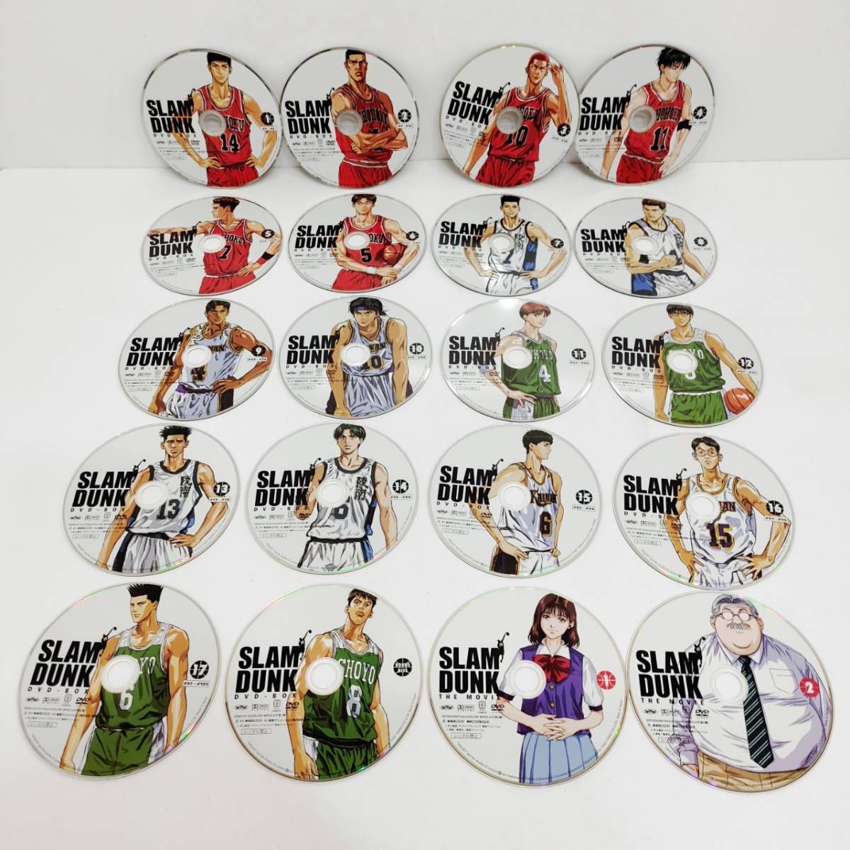 スラムダンク DVD BOX 20枚セット SLAM DUNK 1 17巻+ボーナストラック+