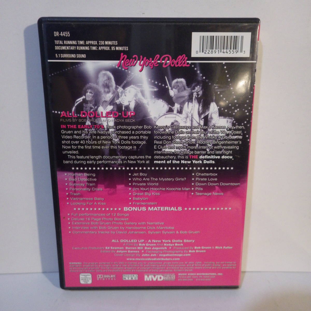  abroad record Region0[DVD]New York Dolls All Dolled Up New York * doll z. documentary image compilation [ used ]