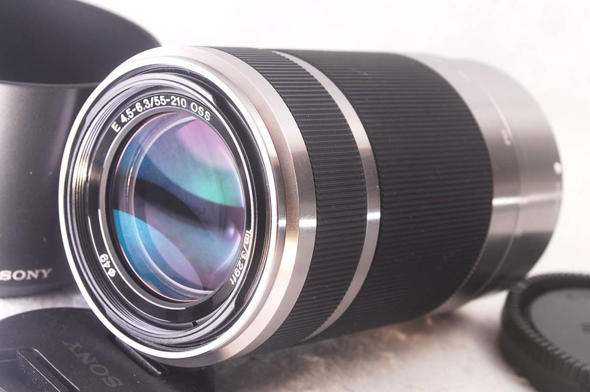 数量は多】 F4.5-6.3 55-210mm E ☆極美品!☆SONYソニー OSS C337