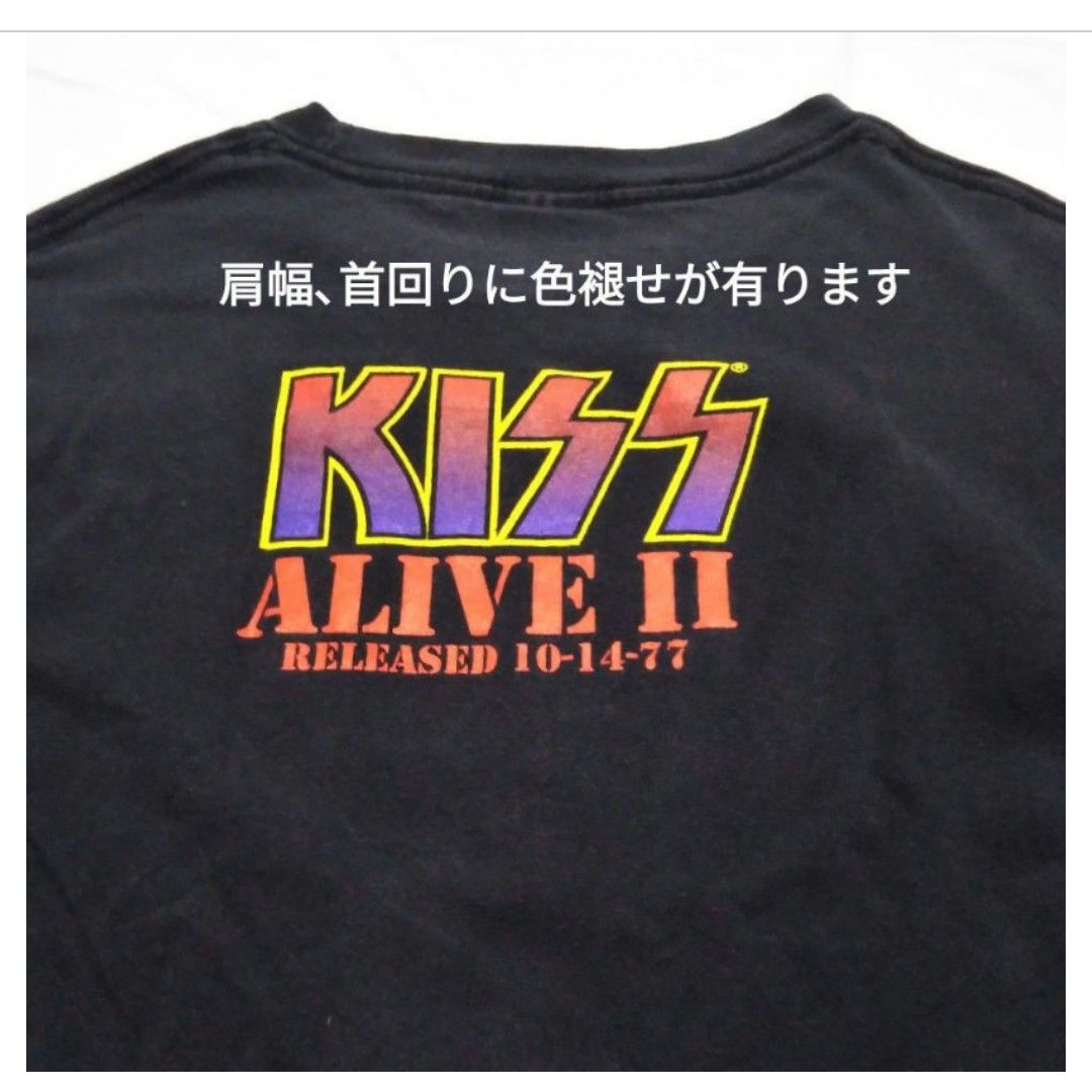 KISS「KISS ALIVE  Ⅱ /キッス アライヴ2」ヴィンテージ プリントバンドTシャツ