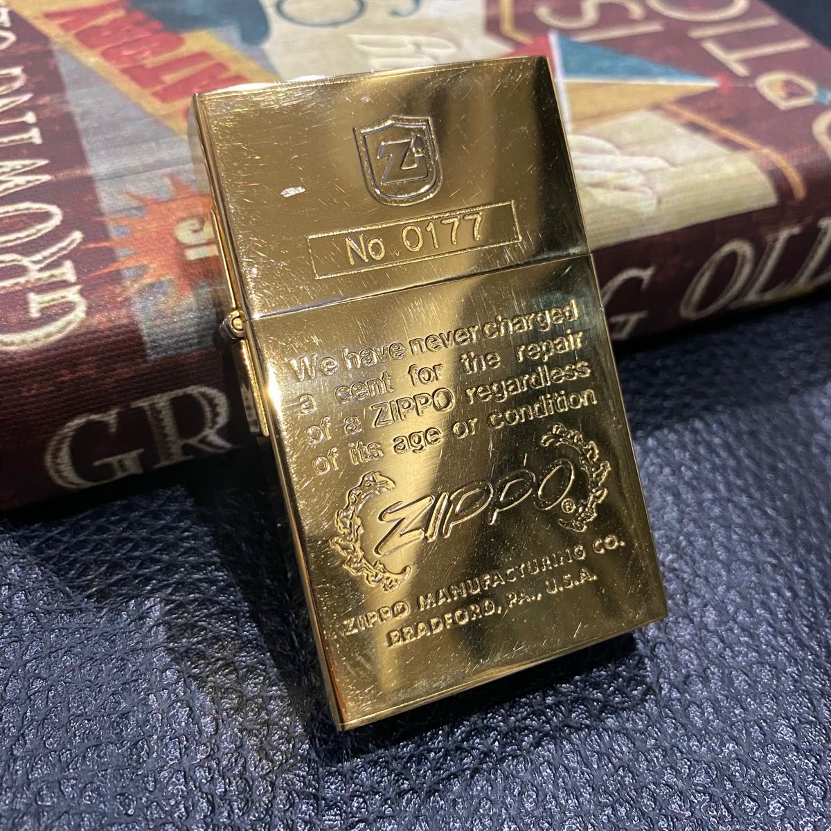 ZIPPO】1932 レプリカ ゴールド シリアルナンバー付き ヴィンテージ