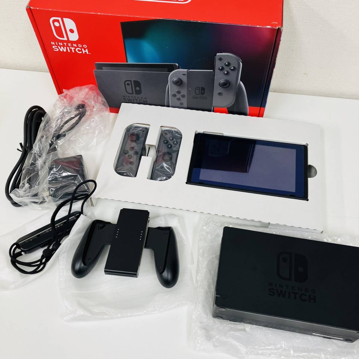 K-23356】1円～！Nintendo Switch グレー HAC-001 任天堂 スイッチ