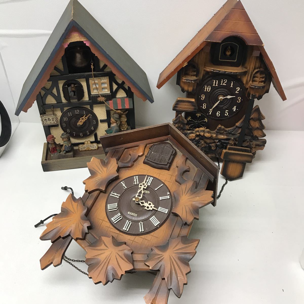 0828A 掛け時計 時計 3点セット からくり時計 CITIZEN シチズン 0828A 掛け時計 時計 3点セット からくり時計 CITIZEN シチズン