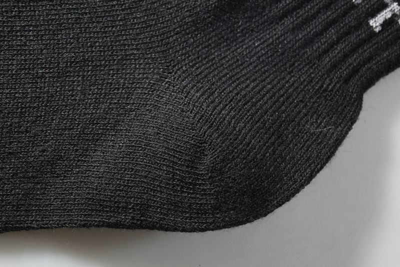 メンズソックス socks-m02-c07 ミドル丈　スニーカーソックス　スポーツソックス 男　メンズ靴下 黒　無地_画像7