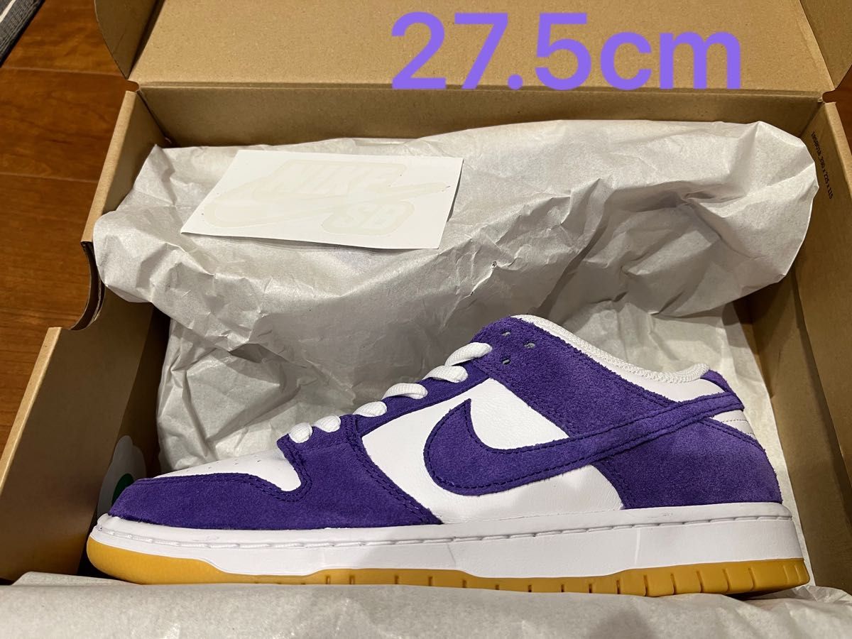 Nike SB Dunk Low Pro ISO Orange Label Court Purple Gum 27 5cm