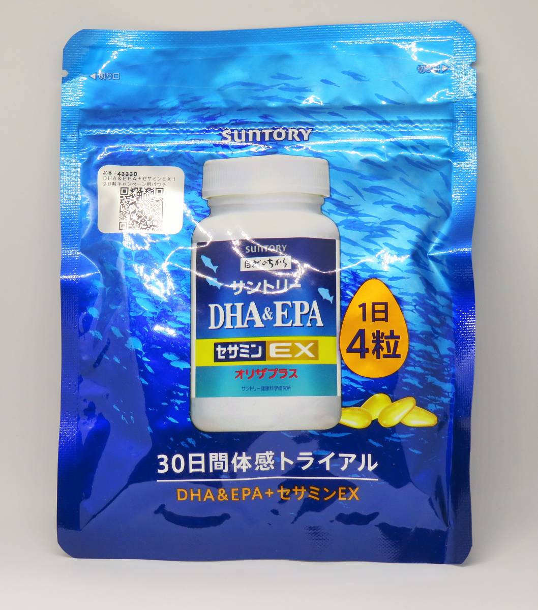 サントリー DHA&EPA+セサミンEX 120粒（30日分） パウチ袋 | JChere