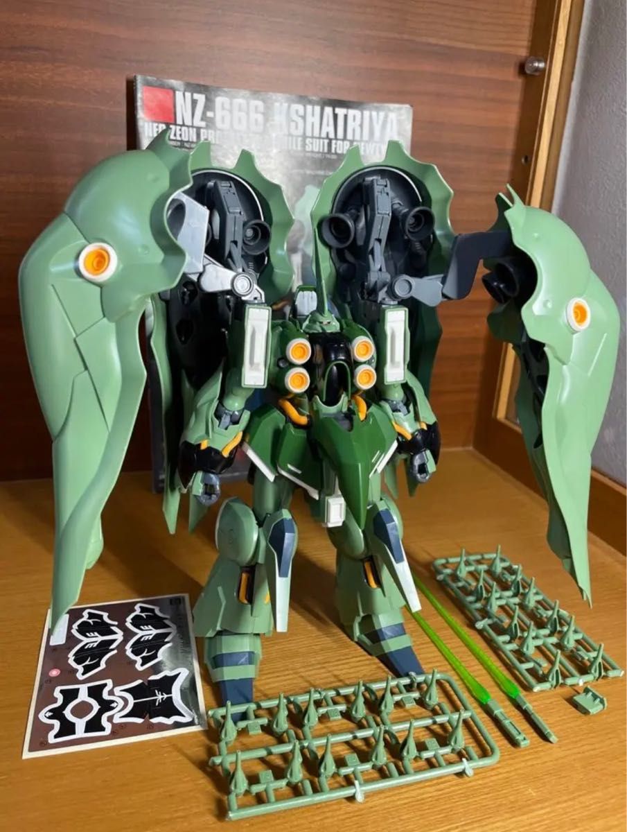 HGUC 1/144 NZ-666 クシャトリヤ 素組み完成品 ガンプラ HGUC 1/144 NZ-666 クシャトリヤ 素組み完成品 ガンプラ