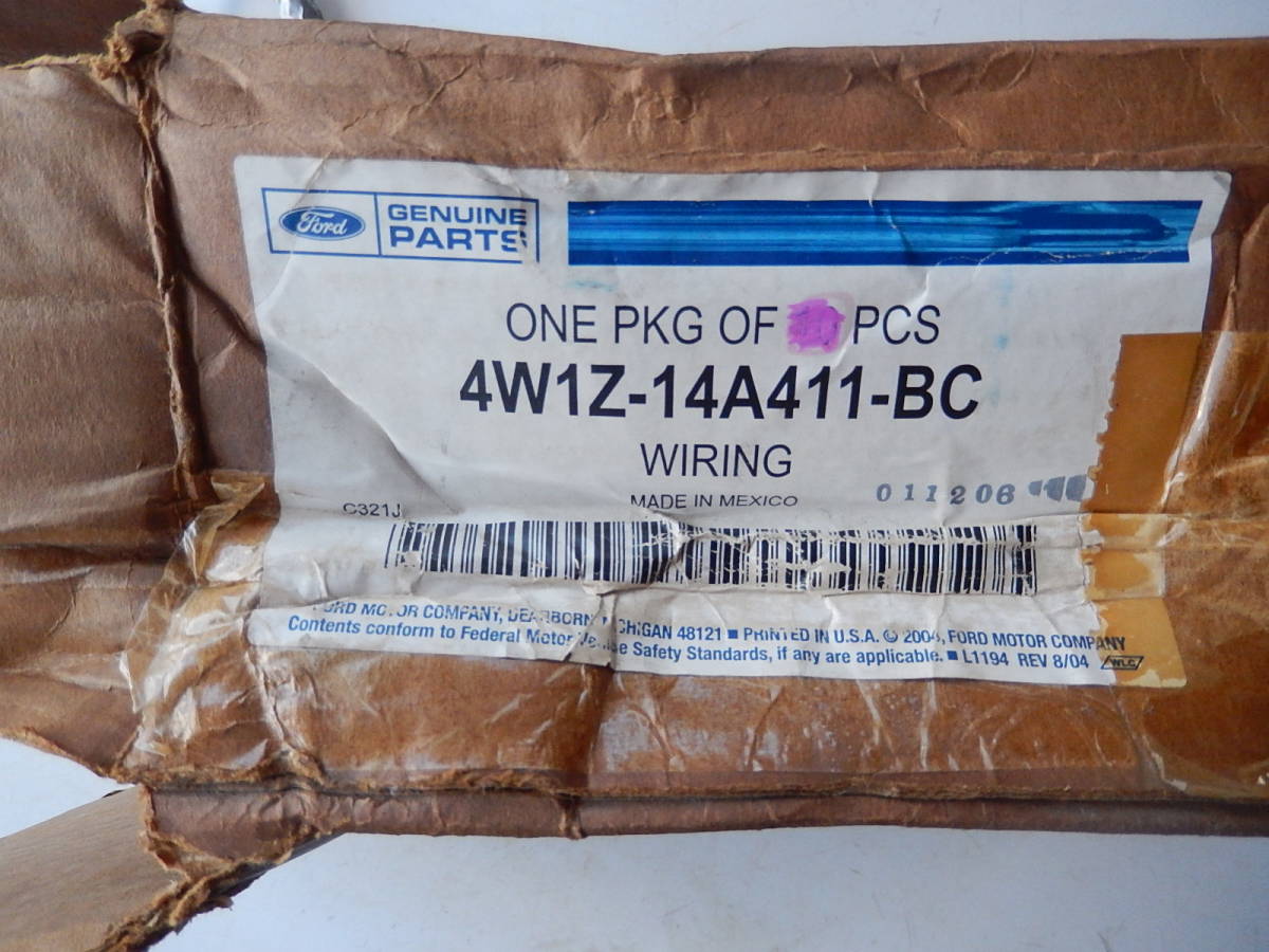 「純正部品」ワイヤー ハーネス フォード 4W1Z-14A411-BC Wire Harness FORD F250_画像5