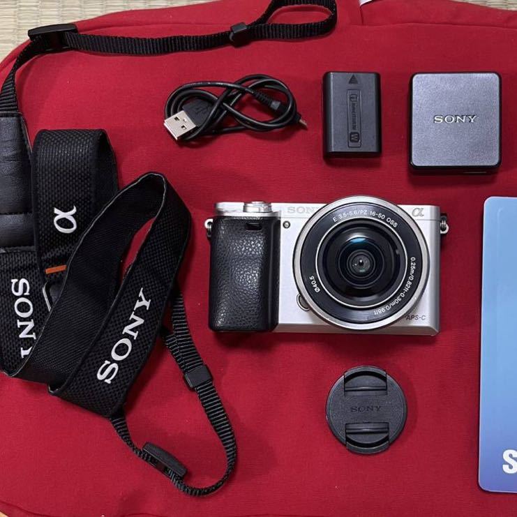 特別セーフ ソニー SONY ミラーレス一眼 α6000 パワーズーム【美品