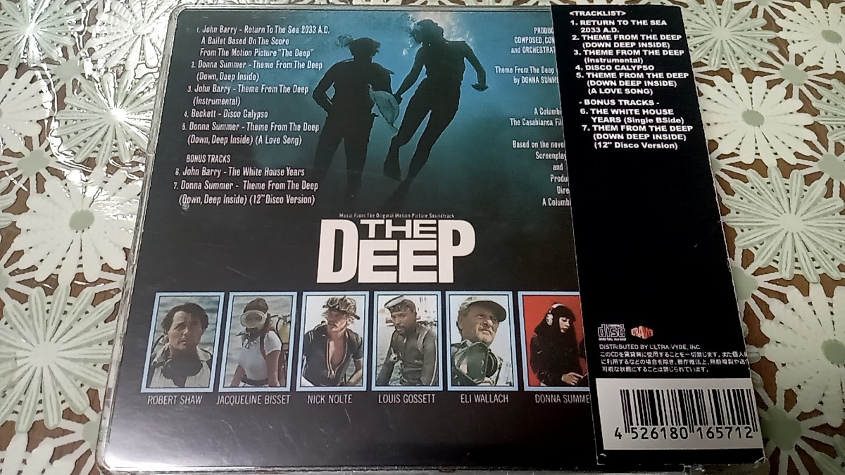THE DEEP O.S.T ザ・ディープ/ジョン・バリー，ドナー・サマー 帯付CD _画像2