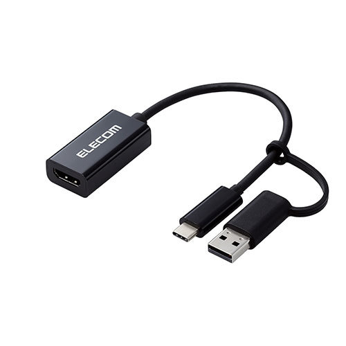 気質アップ エレコム HDMIキャプチャユニット/HDMI非認証/USB-A変換アダプタ付属/ブラック AD-HDMICAPBK(l-4549550254588) ビデオキャプチャカード