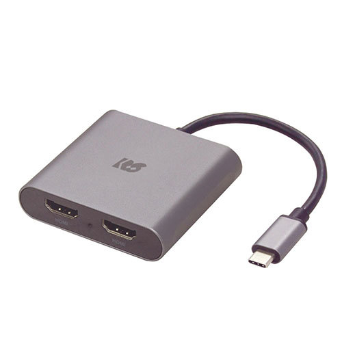 ラトックシステム USB Type-C to デュアルHDMIディスプレイアダプター RS-UCHD2(l-4949090460072)