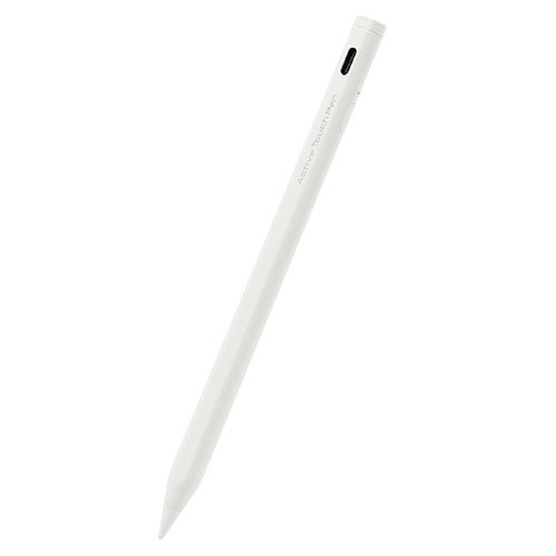 エレコム 充電式アクティブタッチペン P-TPACSTAP02WH(l-4549550237116)