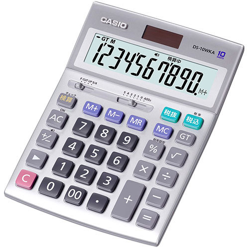 カシオ計算機 CASIO 実務電卓(検算タイプ) デスクタイプ10桁 DS-10WKA-N(l-4549526613319)