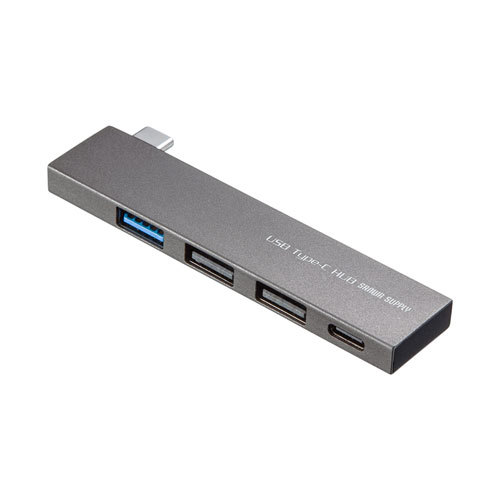 【5個セット】 サンワサプライ USB Type-C コンボ スリムハブ USB-3TCH21SNX5(l-4589453026462)