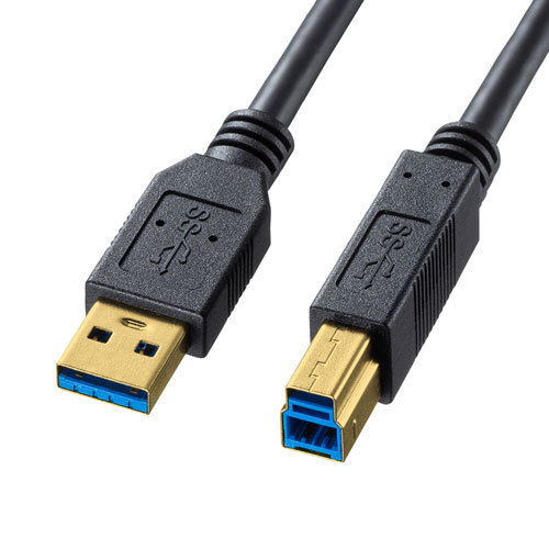 【5個セット】 サンワサプライ USB3.0ケーブル 1m KU30-10BKKX5(l-4589453026165)