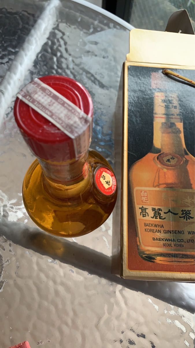 古酒　高麗人参酒　保管品