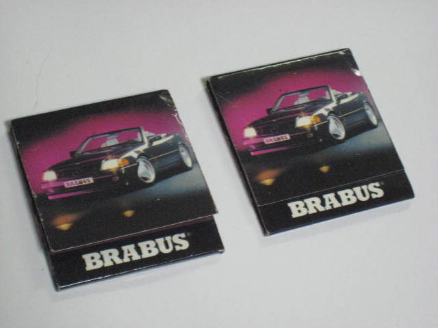 BRABUS特製マッチ　2個SET!激レアー品！_BRABUS　とても珍し一品