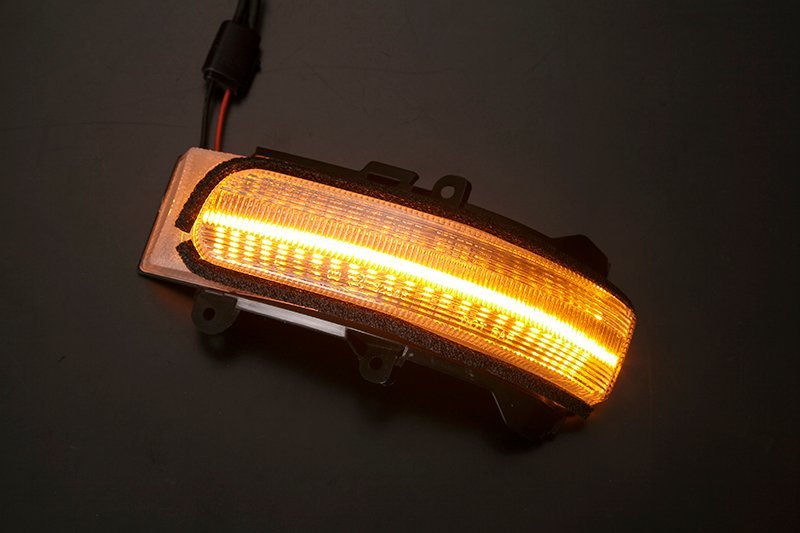 流れるウインカー 150系 カローラ ルミオン LED ウインカーミラーレンズ クリア 純正交換 流星 シーケンシャル NZE151N ZRE152N ZRE154N_画像3